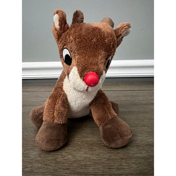 Rudolph the Red Nosed Reindeer Christmas Plush - Picture 1 of 5